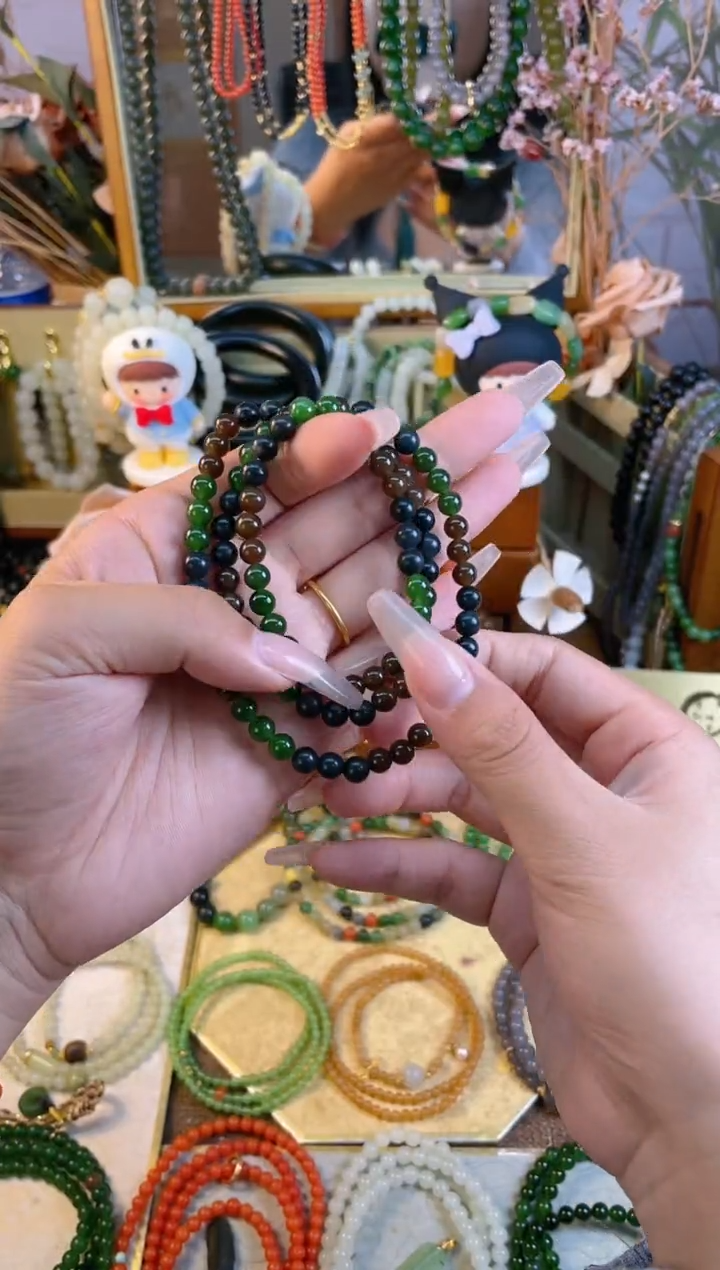 【闪购商品】和田玉手串未镶嵌多宝