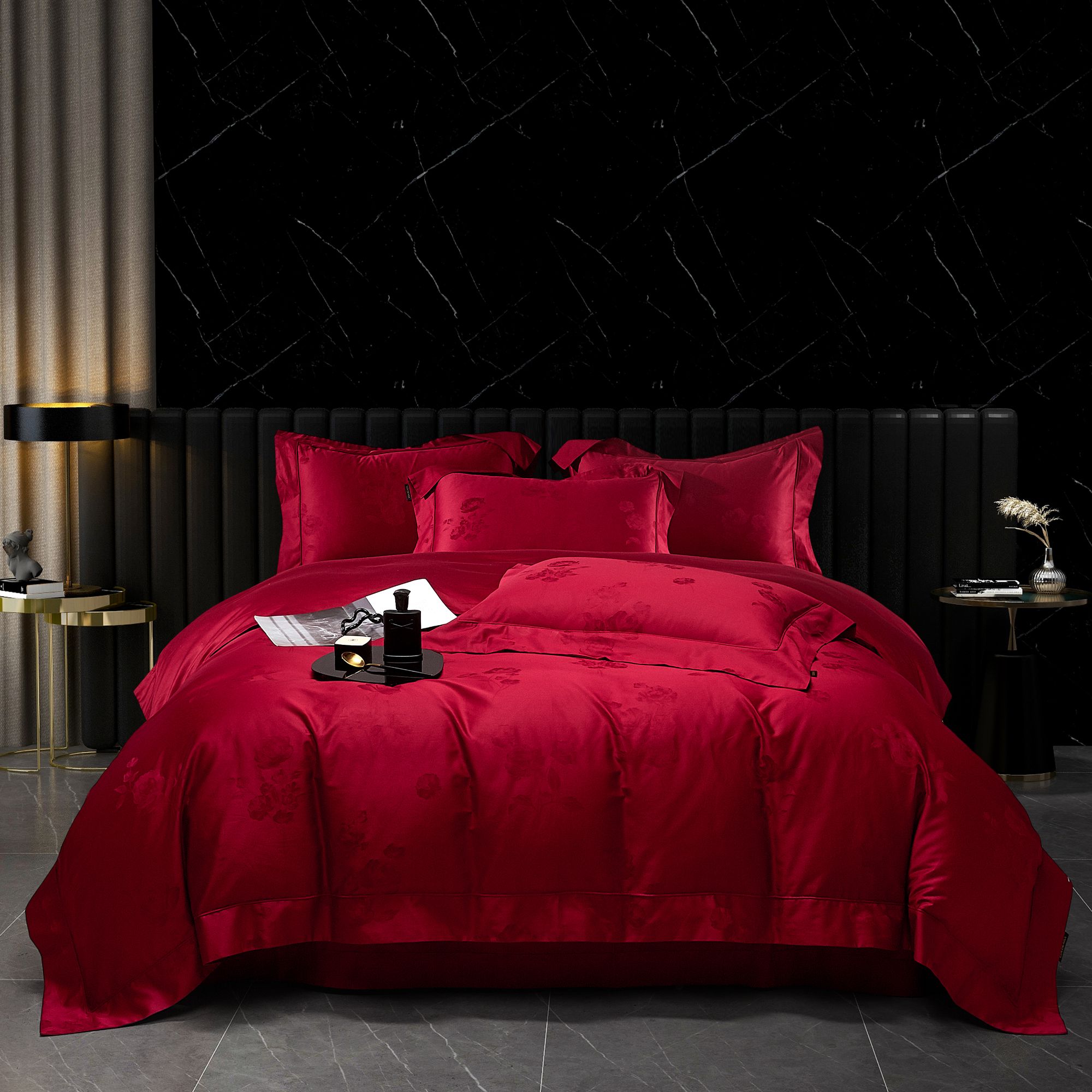 GKS四季高奢匹马棉大提花四件套-瑰丽