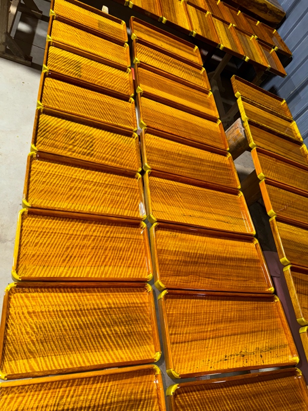 金丝楠托盘果盘实木直播间链接一物一拍茶盘直播黄金樟干泡台