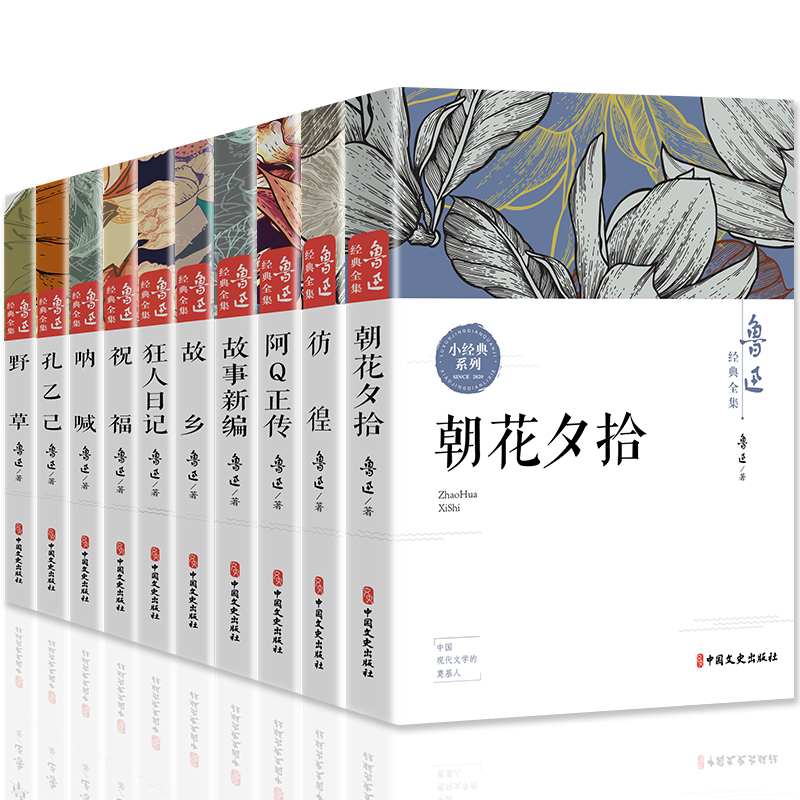 10册鲁迅经典必朝花夕拾狂人日记故乡呐喊野草故事彷徨阿Q正传