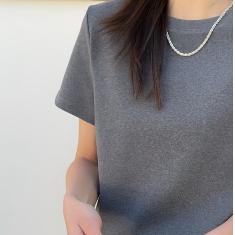 【主播推荐】新款打底螺纹棉T短袖11113