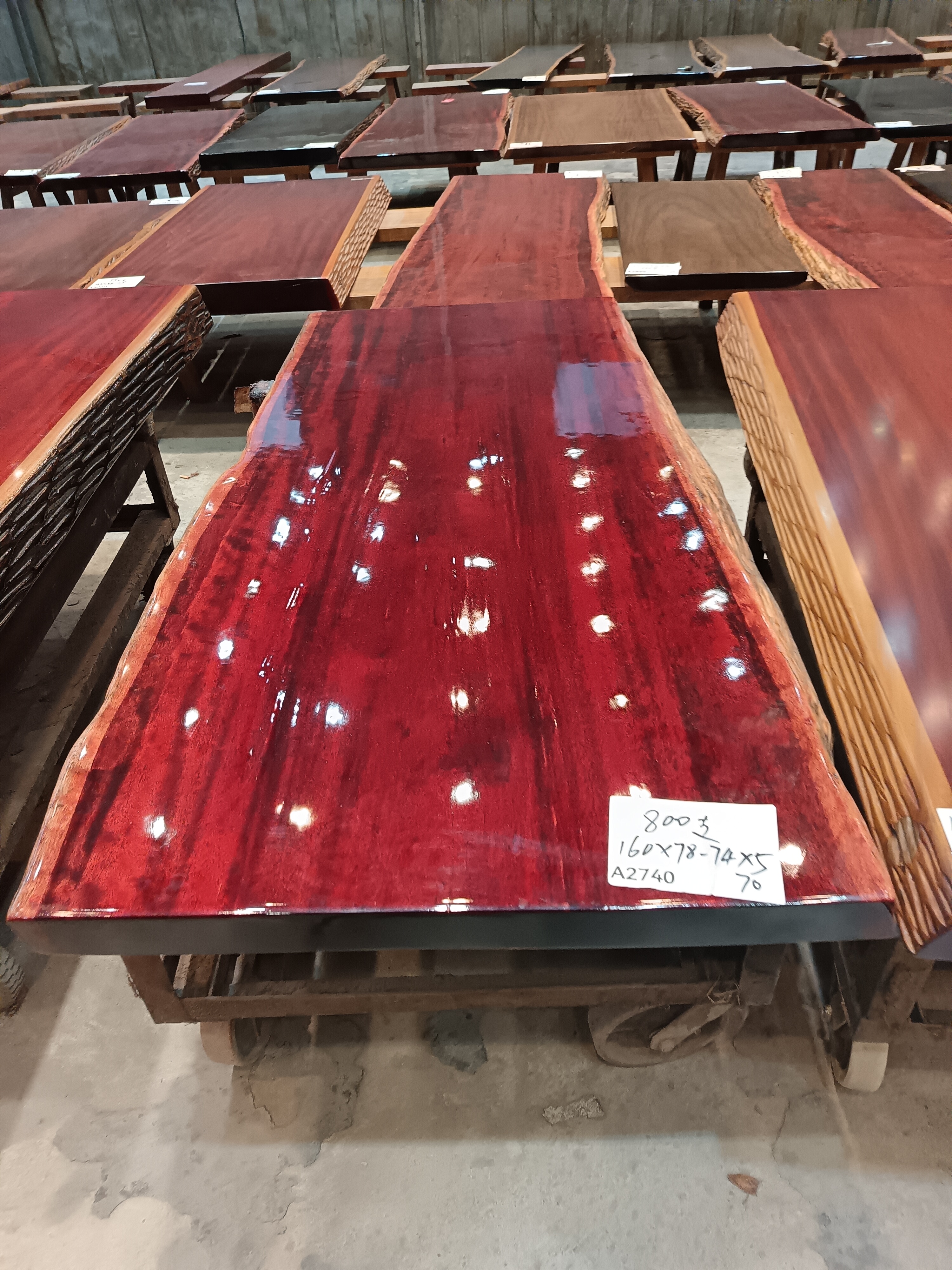 非洲进口整板纯原木大板桌，书桌、餐桌、茶桌