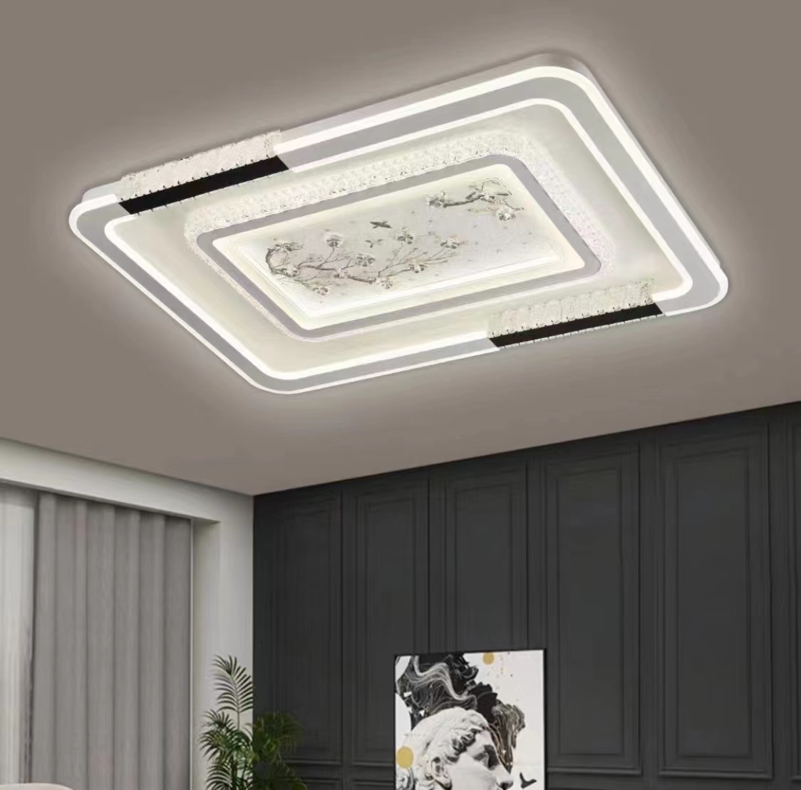 2025客厅吸顶灯 简约梅花客厅吸顶灯