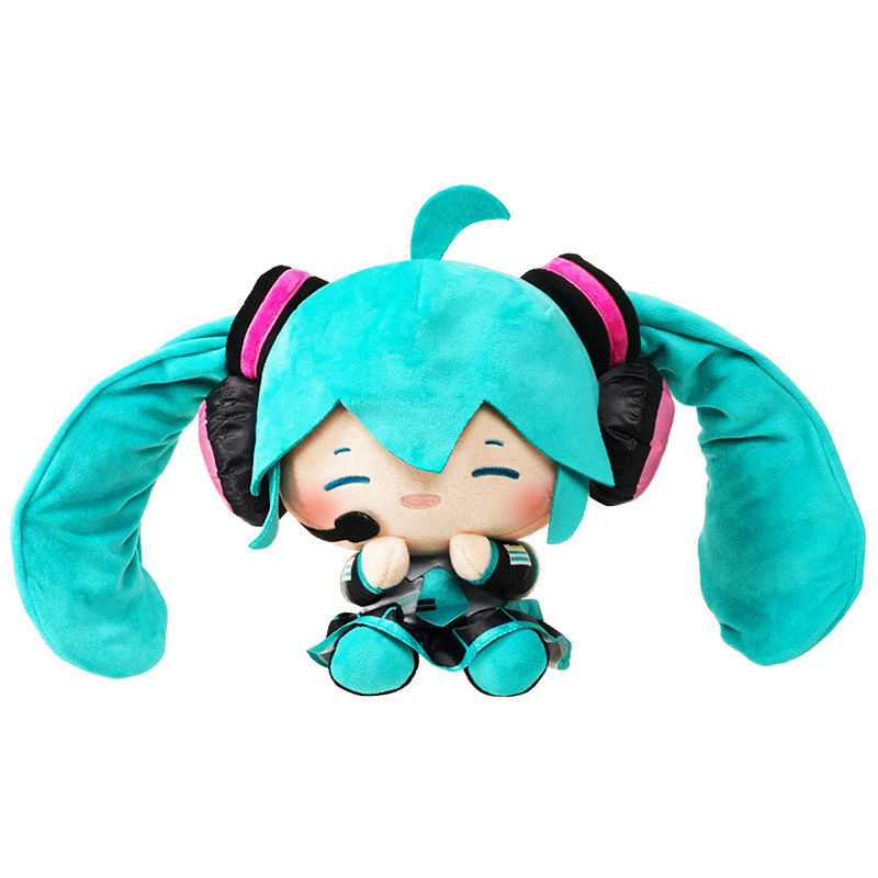 灵动创想 初音未来周边乐不可支毛绒玩偶fufu超大娃娃礼物