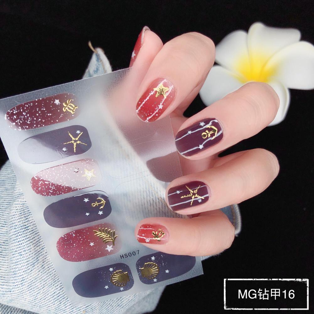 带钻甲贴（橘色007）