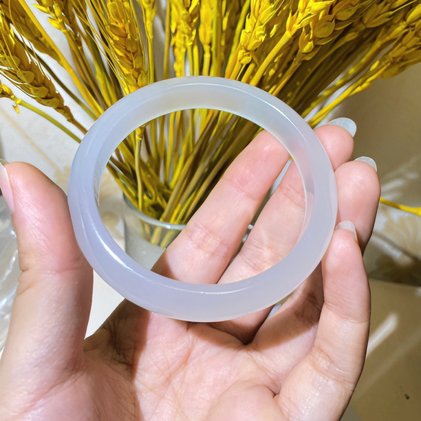 白月光玛瑙手镯天然无优化平安镯女款轻奢时尚（多样性发货发其一）