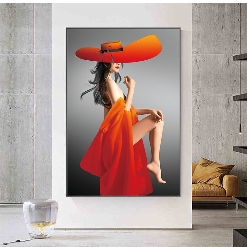 【美娜丽莎】手绘爱马仕人物十字绣27色满绣有勾边玄关卧室治愈系