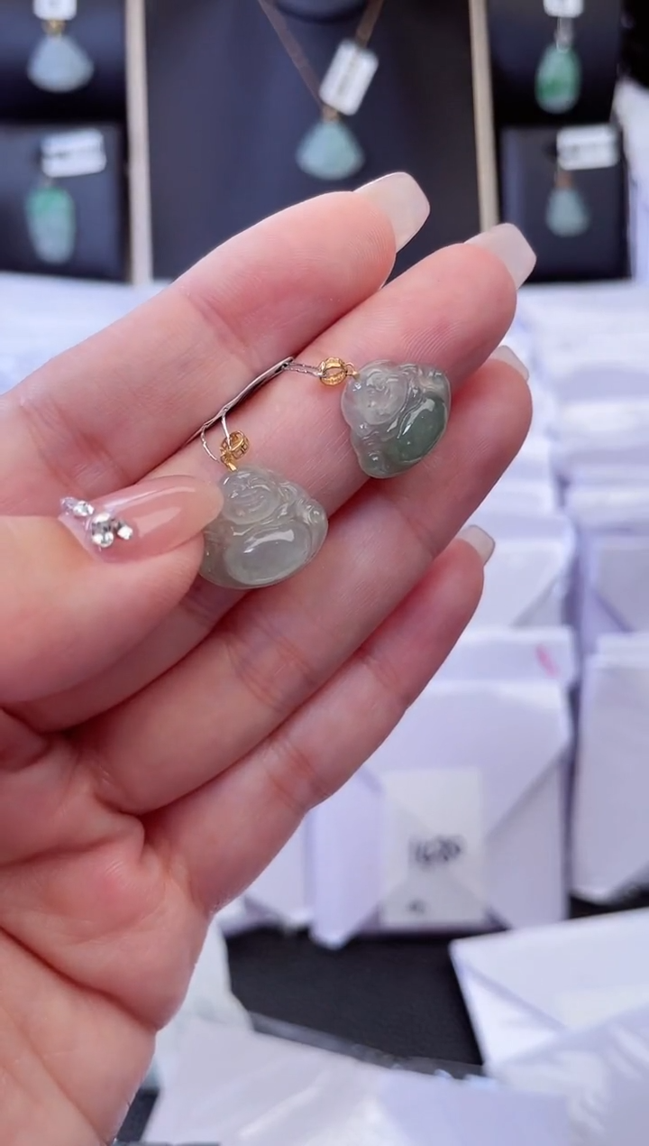 【闪购商品】翡翠颈饰18K金镶嵌{多样性发一件}DY-783