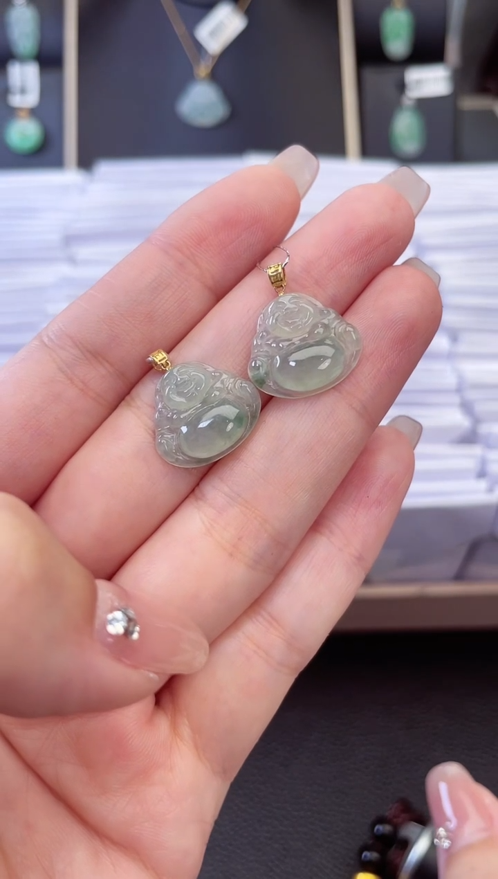 【闪购商品】翡翠颈饰18K金镶嵌{多样性发一件}DY-721