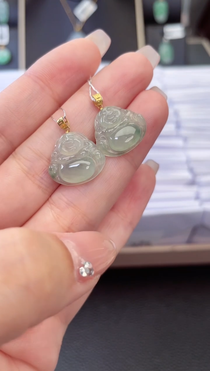 【闪购商品】翡翠颈饰18K金镶嵌{多样性发一件}DY-721