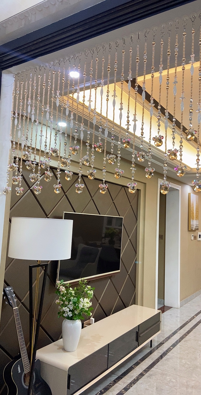 璀璨宝石金雨淋 定制门帘