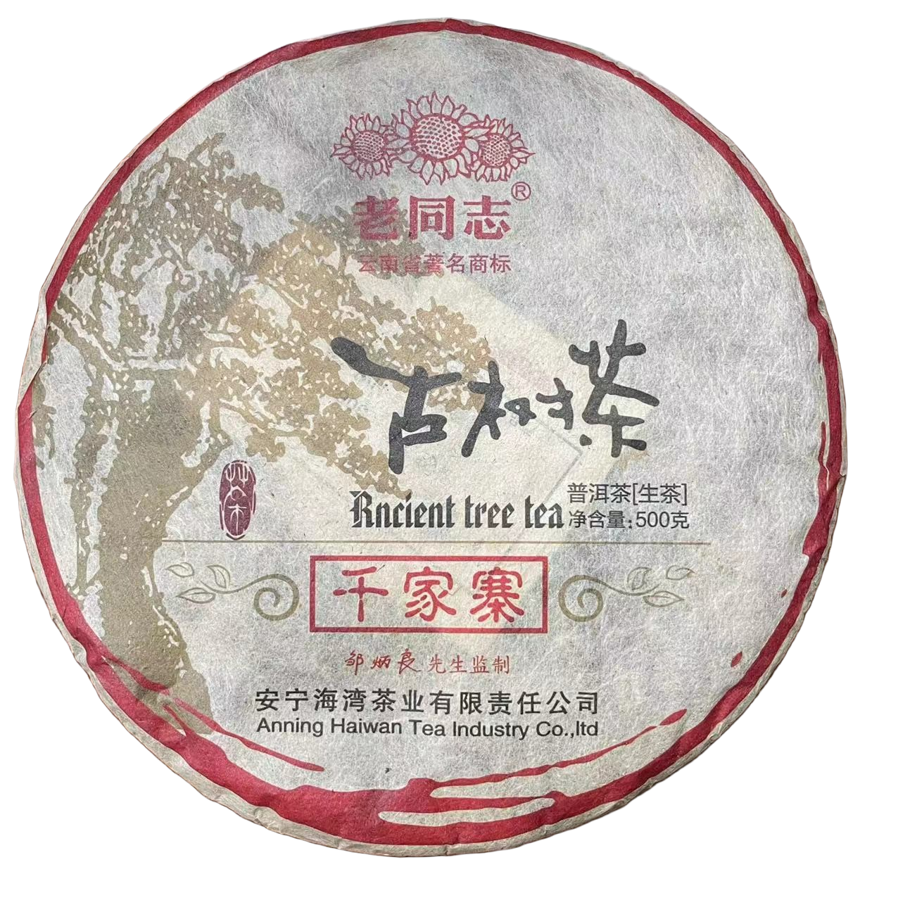 2016年千家寨名山古树茶汤顺滑香气浓郁持久普洱生茶500g饼