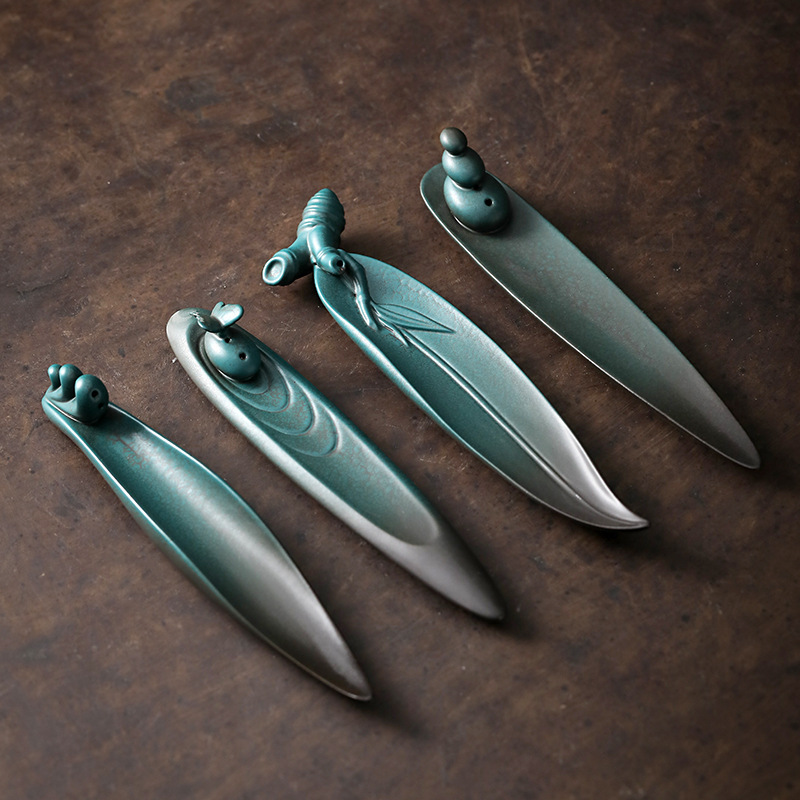 中式陶瓷香插线香炉家用室内香托书房客厅卧室超香持久性香盘摆件