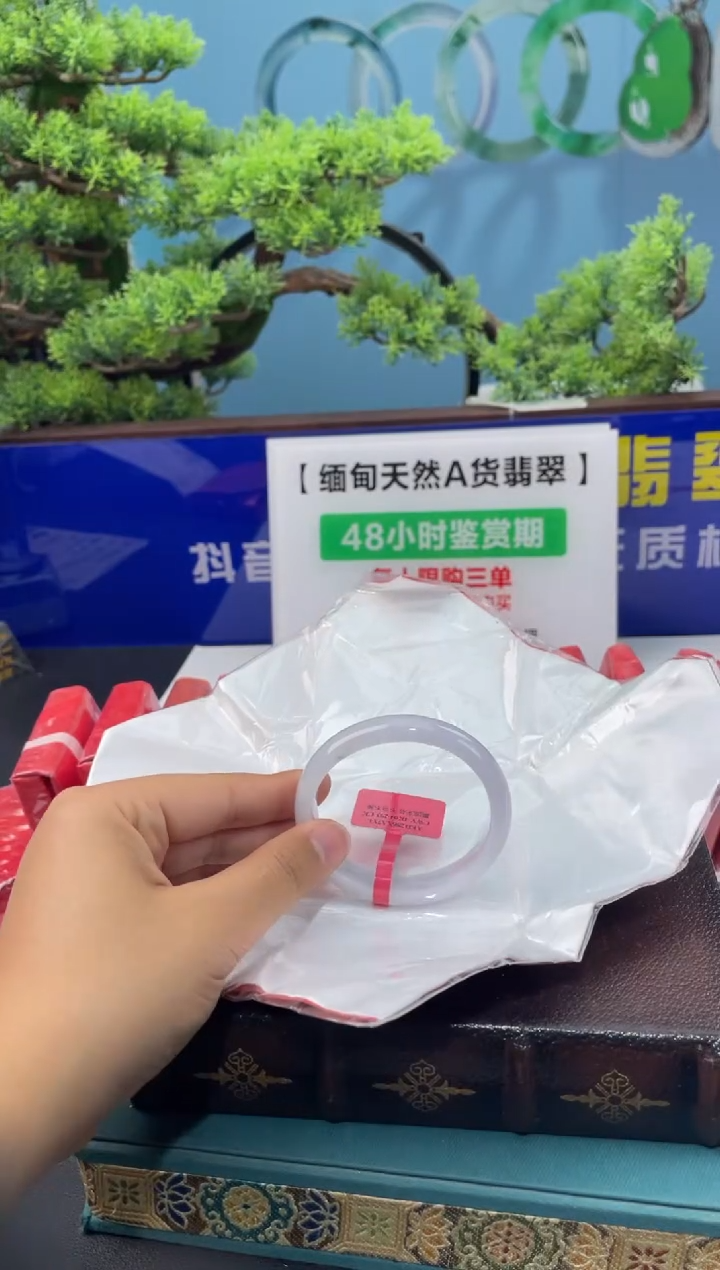 【闪购商品】翡翠手镯（贵妃镯）未镶嵌手镯1