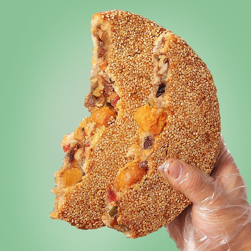 郑永丰桥墩月饼温州特产中秋老式蛋黄鲜肉五仁大月饼礼盒装旗舰店