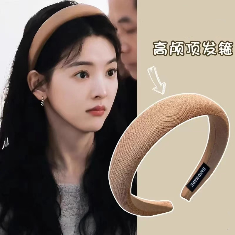 秋冬海绵发卡宽边发箍女高级感洗脸发饰网红头饰新款高颅顶头箍