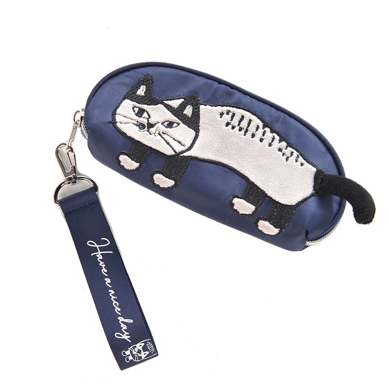 <眼镜盒>小众尼龙防水眼镜盒卡包小化妆包 尺寸 长15 宽7 底厚4