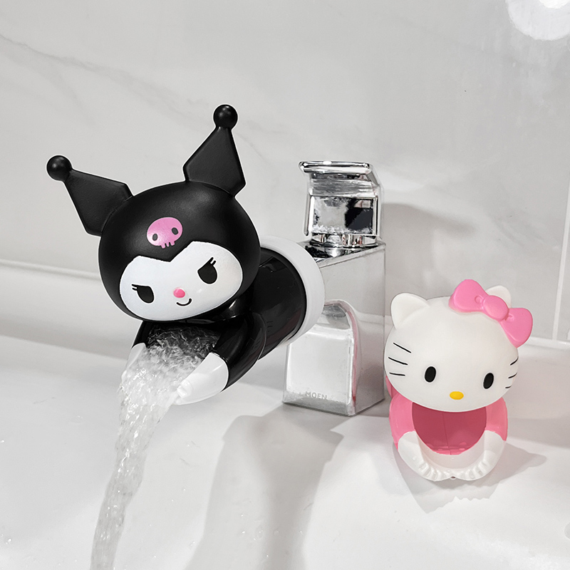 2024新款水龙头延伸器儿童洗手可爱卡通加长延长防溅神器硅胶通用