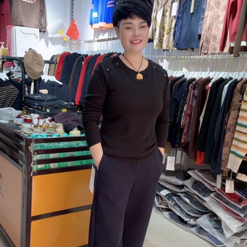 【雅丽女装】高弹丝光棉秋衣