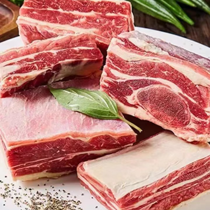 内蒙古黄膘牛腩排骨整切牛肋排牛腩排新鲜黄牛肉牛排4斤