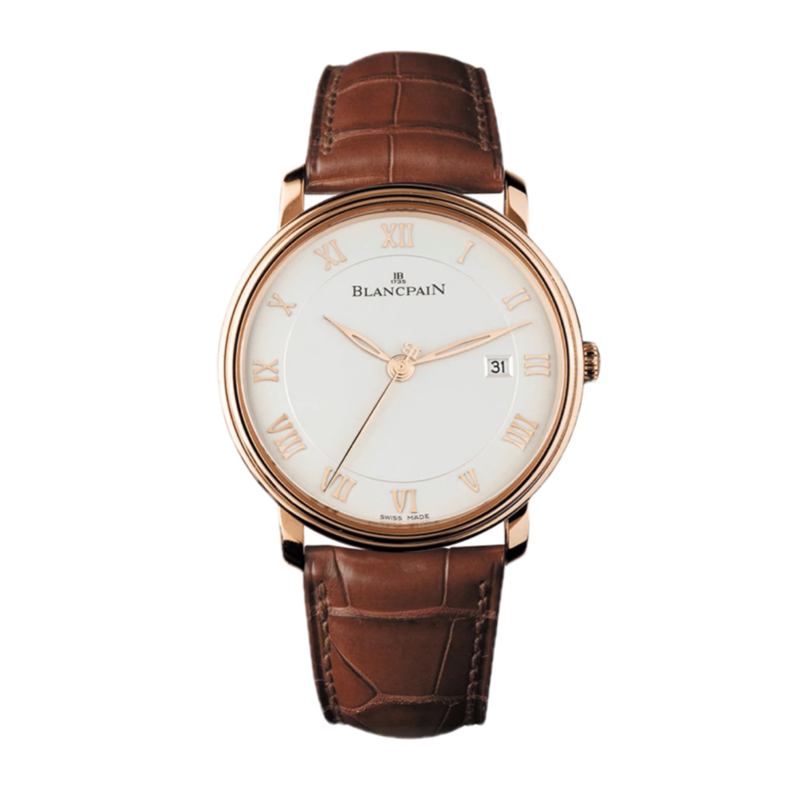 99新 Blancpain 宝珀6651/表径40/折叠扣/男士手表正品名表腕表