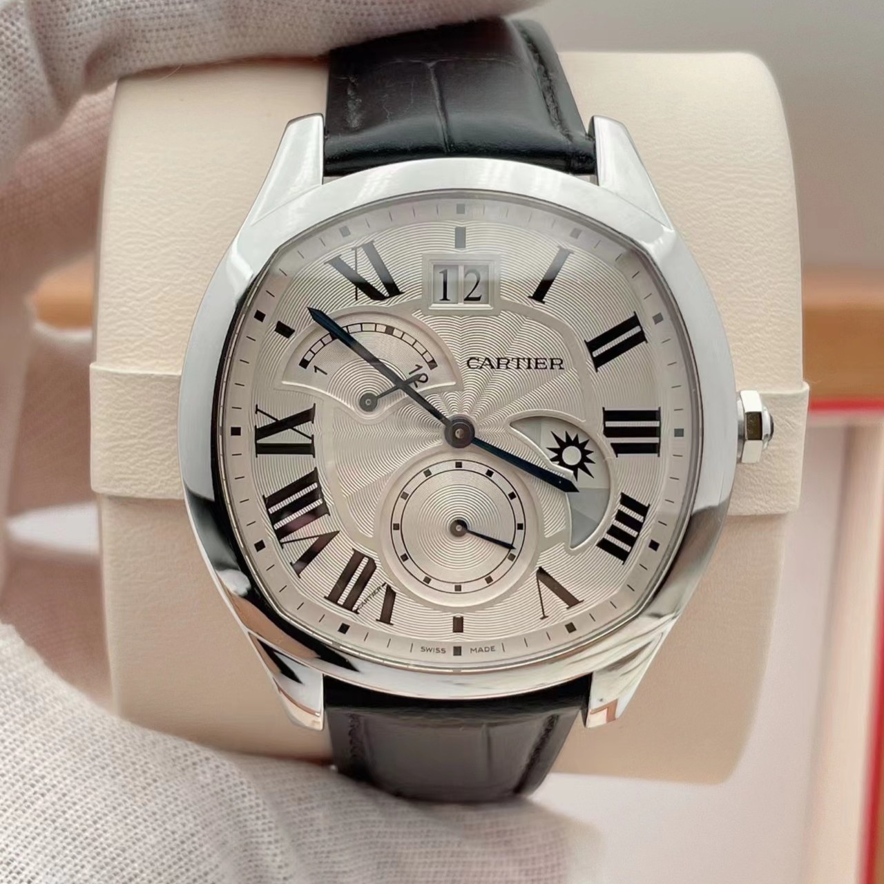 99新 Cartier/卡地亚 （东哥名表）卡地亚自动机械表径41X40mm