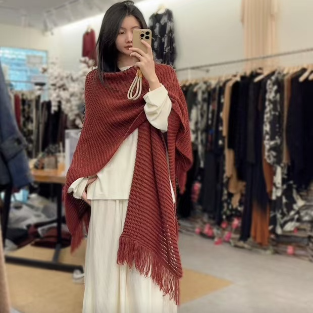 AL-155秋冬款斗篷披肩