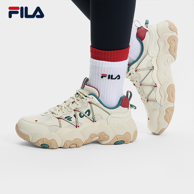 Fila/斐乐户外秋冬女士【猫爪六代】休闲运动复古老爹鞋F12W512103F