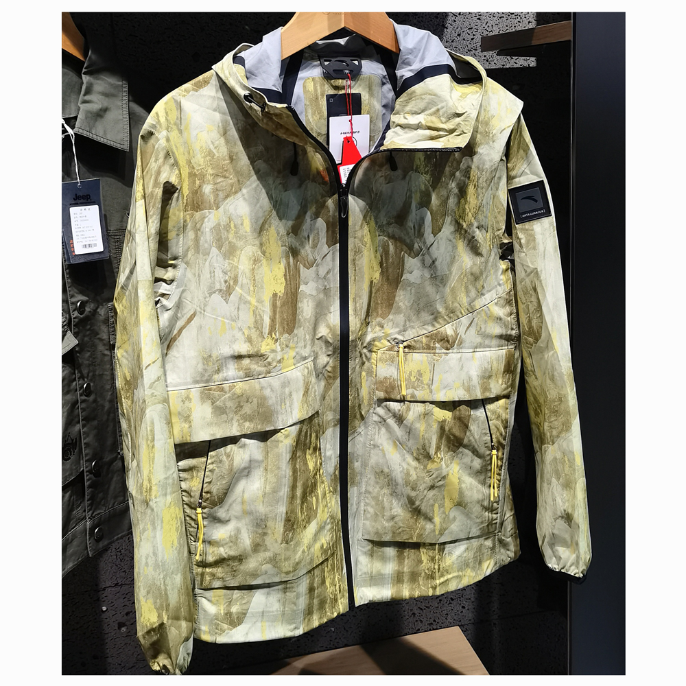 秋季男士运动风衣迷彩夹克连帽休闲外套