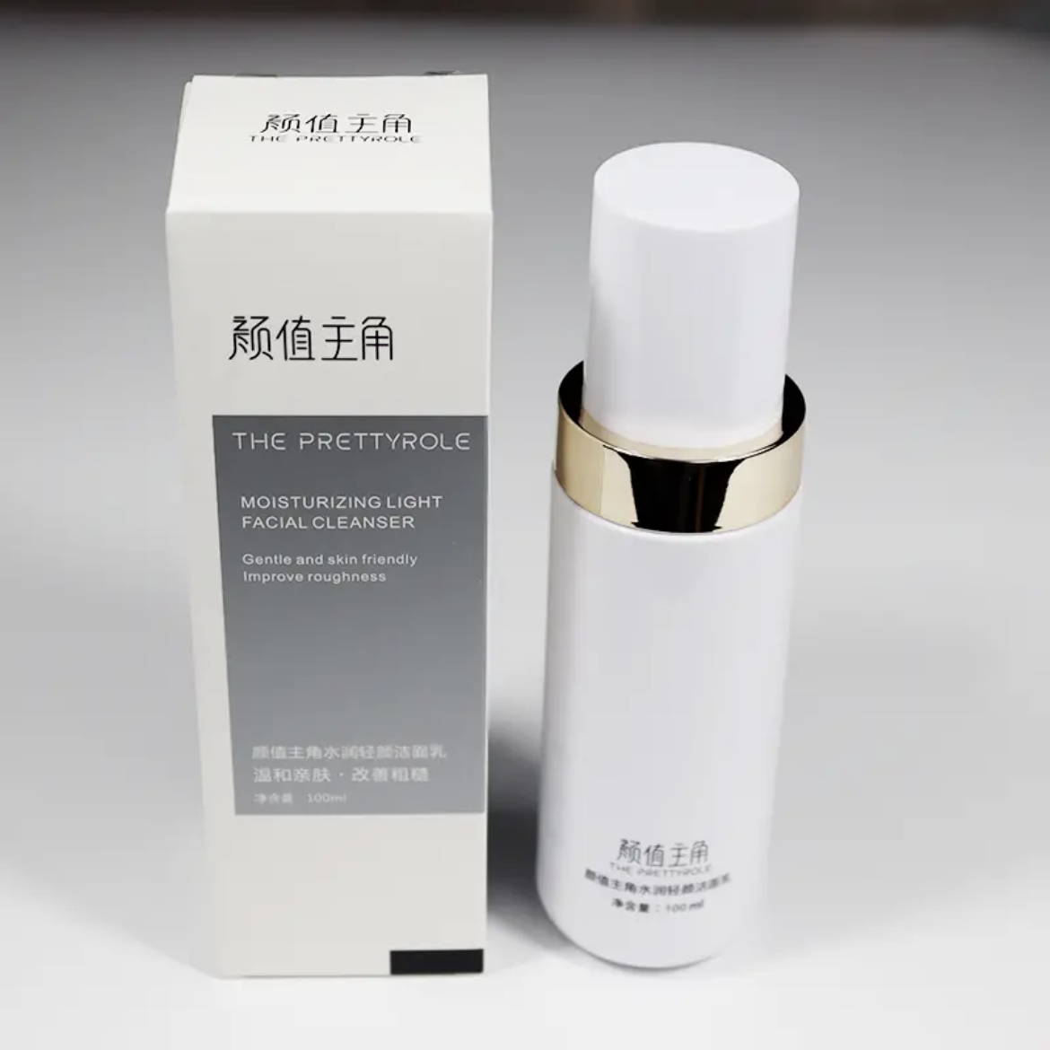 颜值主角洗面奶水润洁面乳舒缓温和保湿亲肤洁面乳