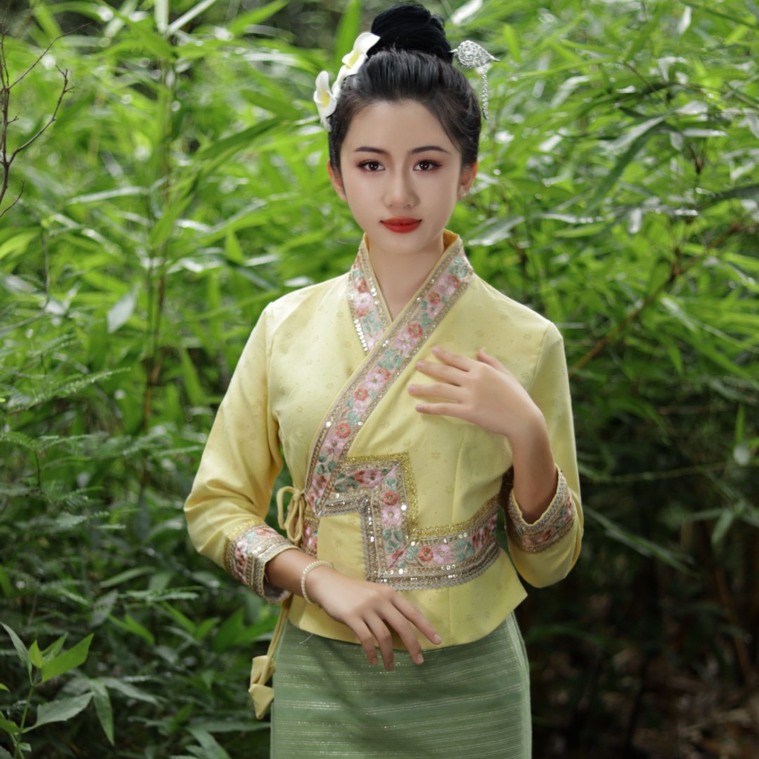 傣魅力 民族服装 气质 休闲女士套装