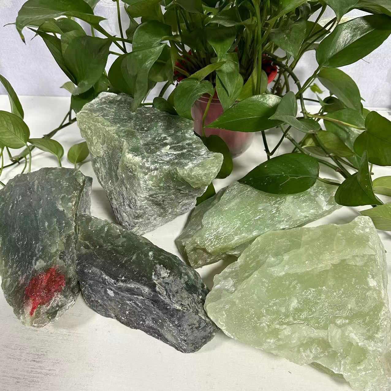 【姜总福利】蛇纹石玉未镶嵌多样性随机发一摆件玉石JZ28