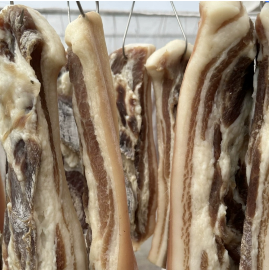 咸猪肉咸白毛猪肉手工腌制新鲜腌制农村特产满十斤送一斤