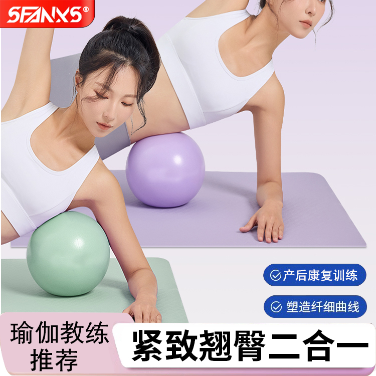 欧健盆底肌紧致训练球普拉提球翘臀瑜伽球健身防爆球25cm迷你小球