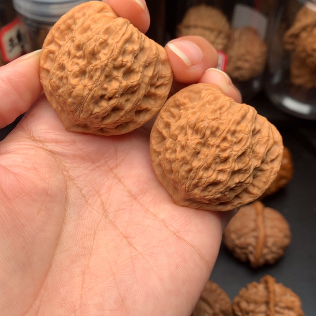 【闪购商品】文玩核桃把件41催凯公子帽
