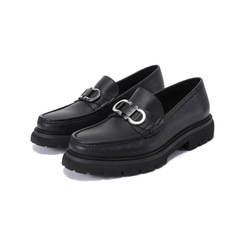 Ferragamo菲拉格慕【新品】男士Gancini扣饰莫卡辛鞋乐福鞋