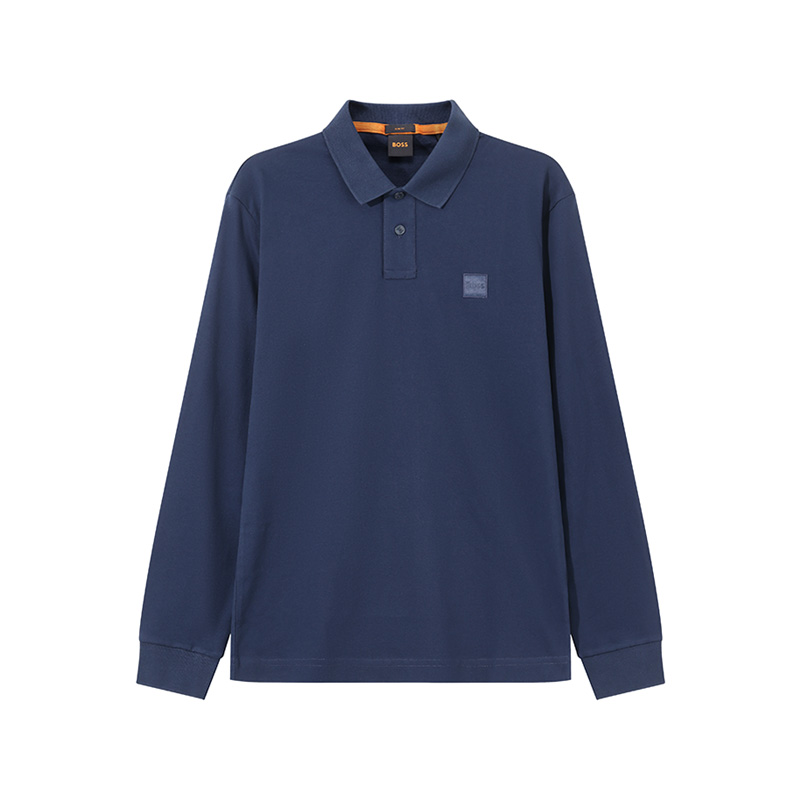 HugoBoss雨果博斯 新品 男士环保面料修身长袖POLO衫50507704