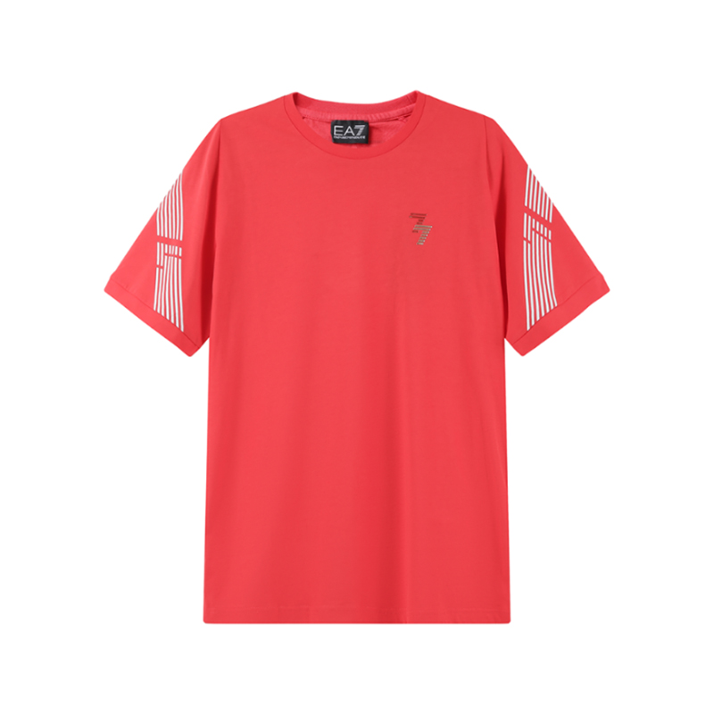 Emporio Armani EA7阿玛尼 男士双7标识圆领短袖T恤 3RPT03 PJ3BZ