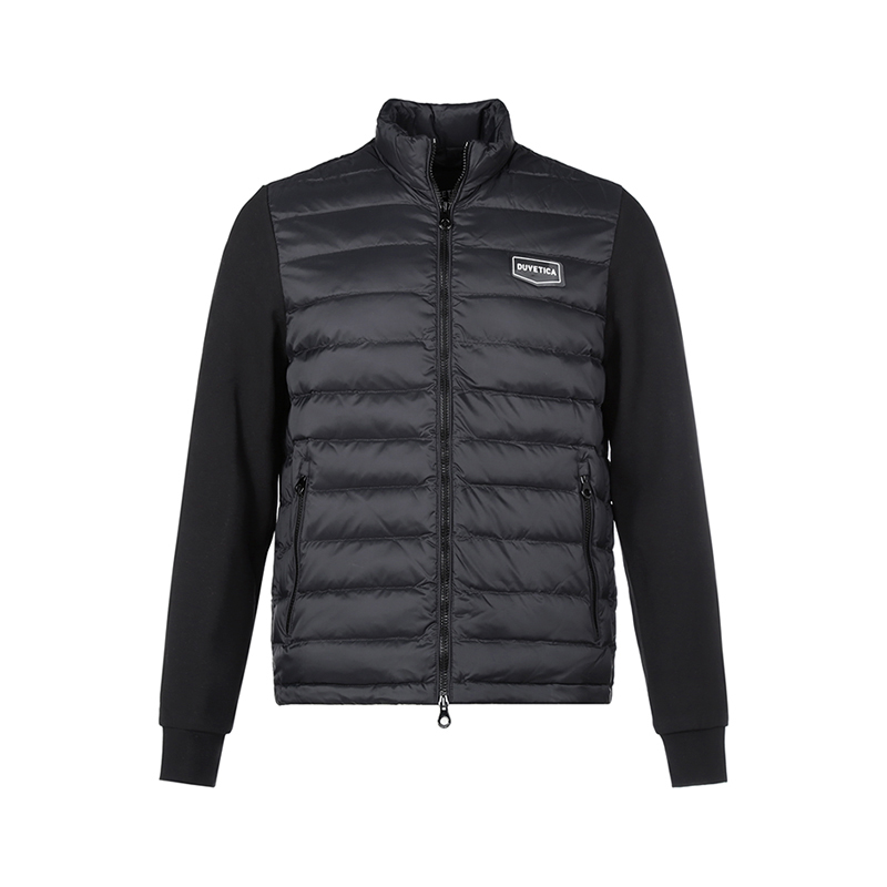 Duvetica杜威迪嘉男士半羽绒开衫鹅绒拉织外套222 VUDJ05525K0001