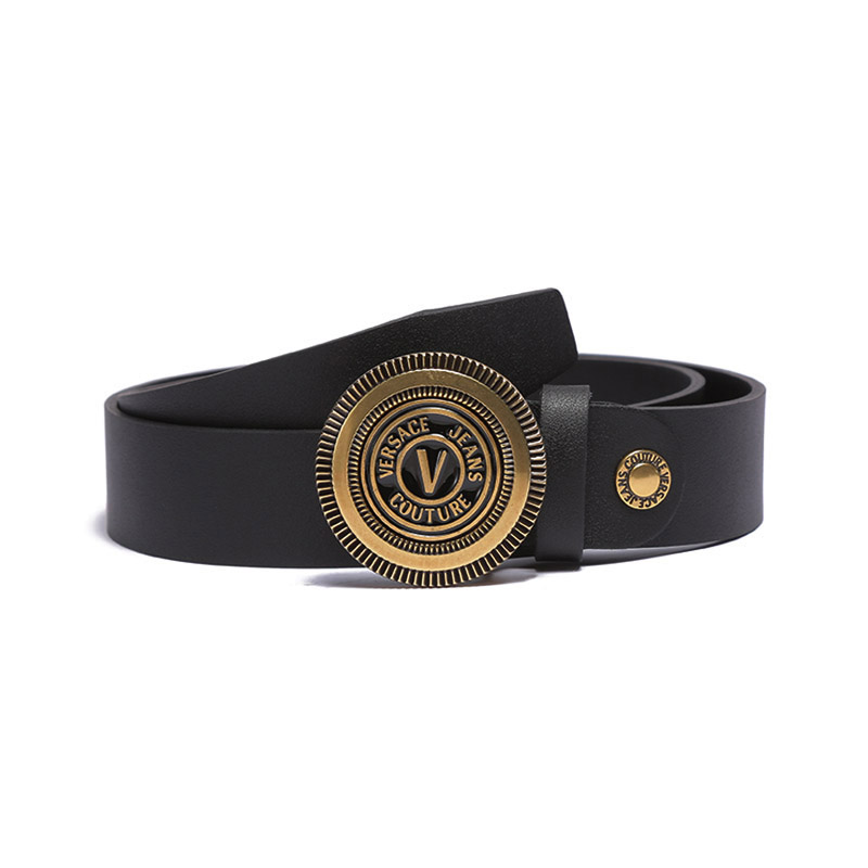 Versace范思哲VJC男士搭扣可裁剪百搭腰带3.3cm 74YA6F08 71627