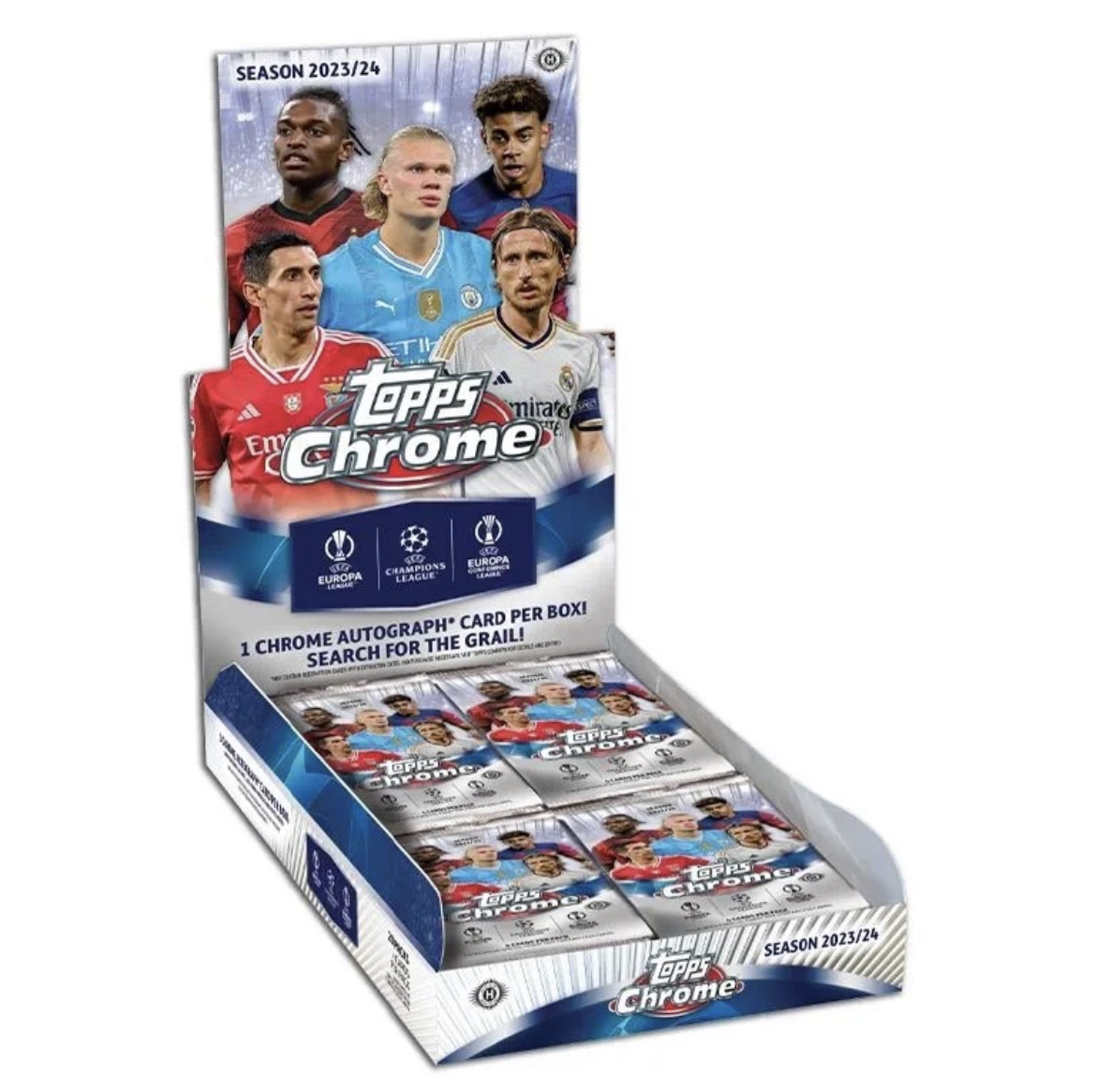 Topps2023/24 Topps Chrome Hobby 欧战 欧冠 足球球星卡盲盒单包