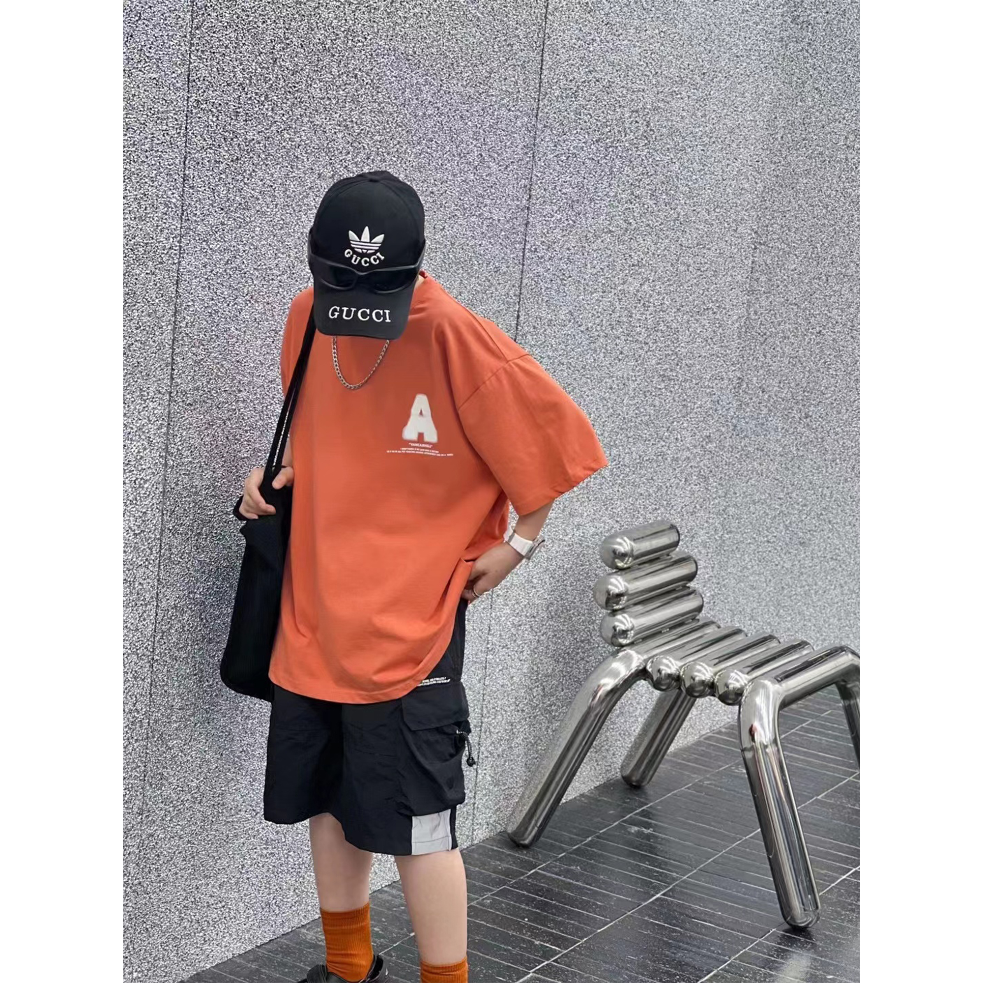 夏季男童潮流印花宽松时尚半袖