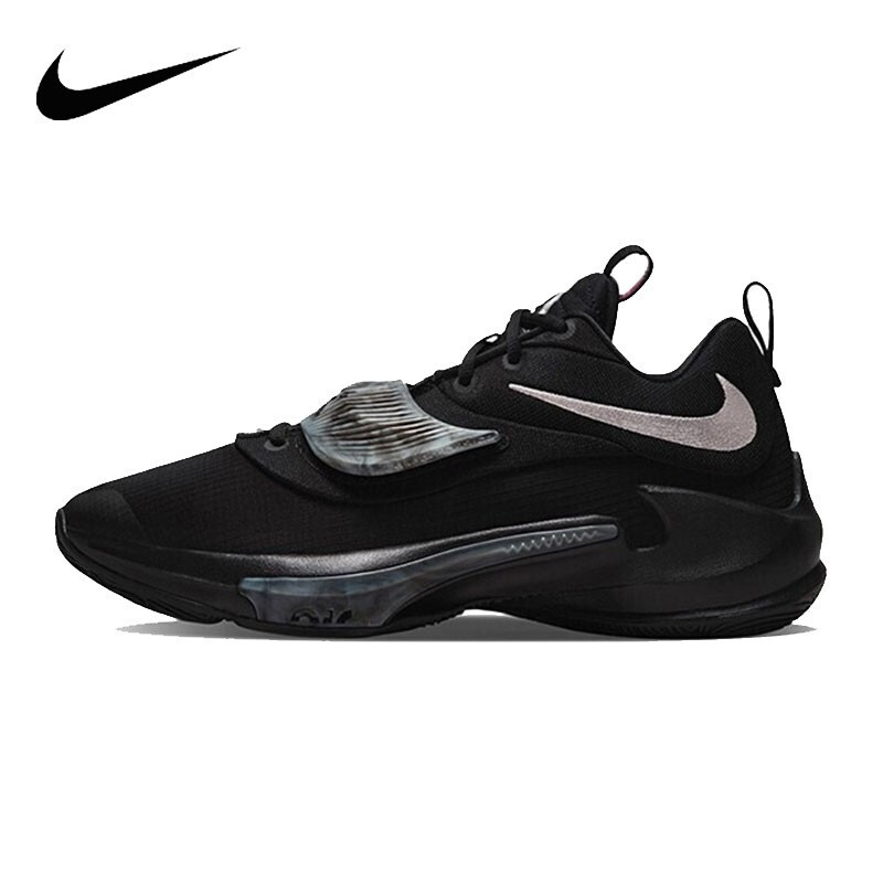 NIKE/耐克ZOOMFREAK字母哥男子轻便透气运动鞋黑色 DA0695-002
