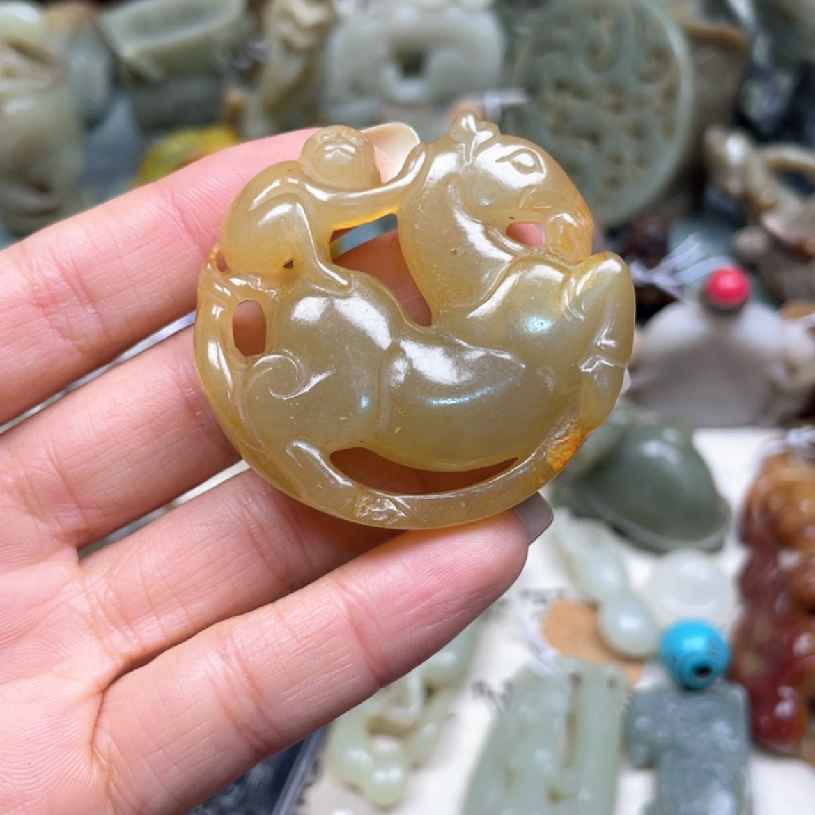 【闪购商品】白玉菩提吊坠080