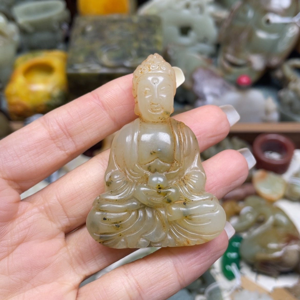 【闪购商品】白玉菩提吊坠185