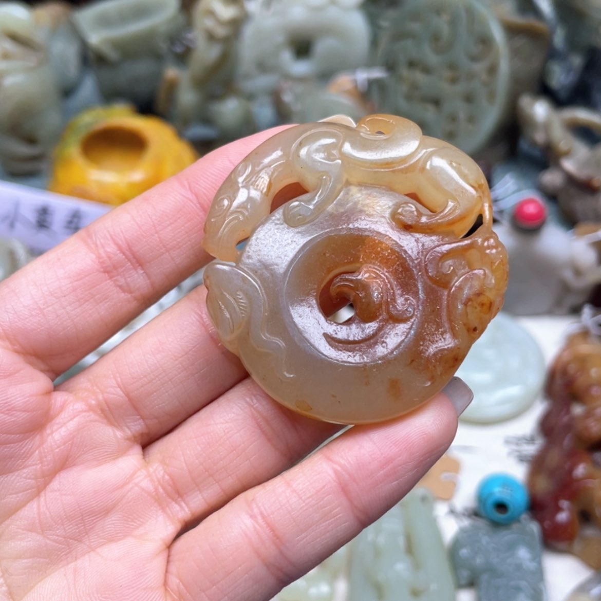 【闪购商品】白玉菩提吊坠235