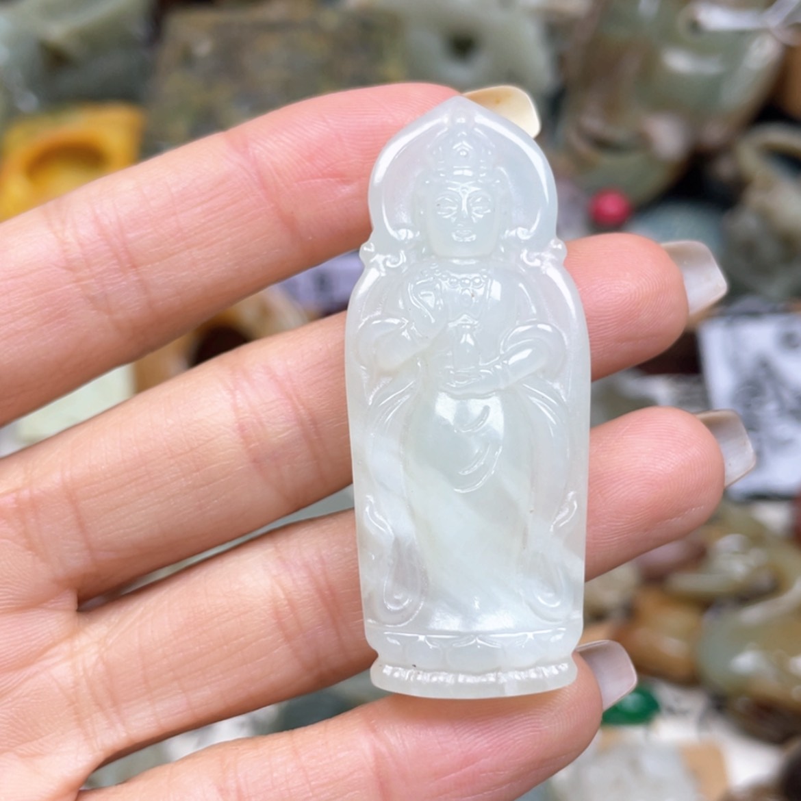 【闪购商品】白玉菩提吊坠105