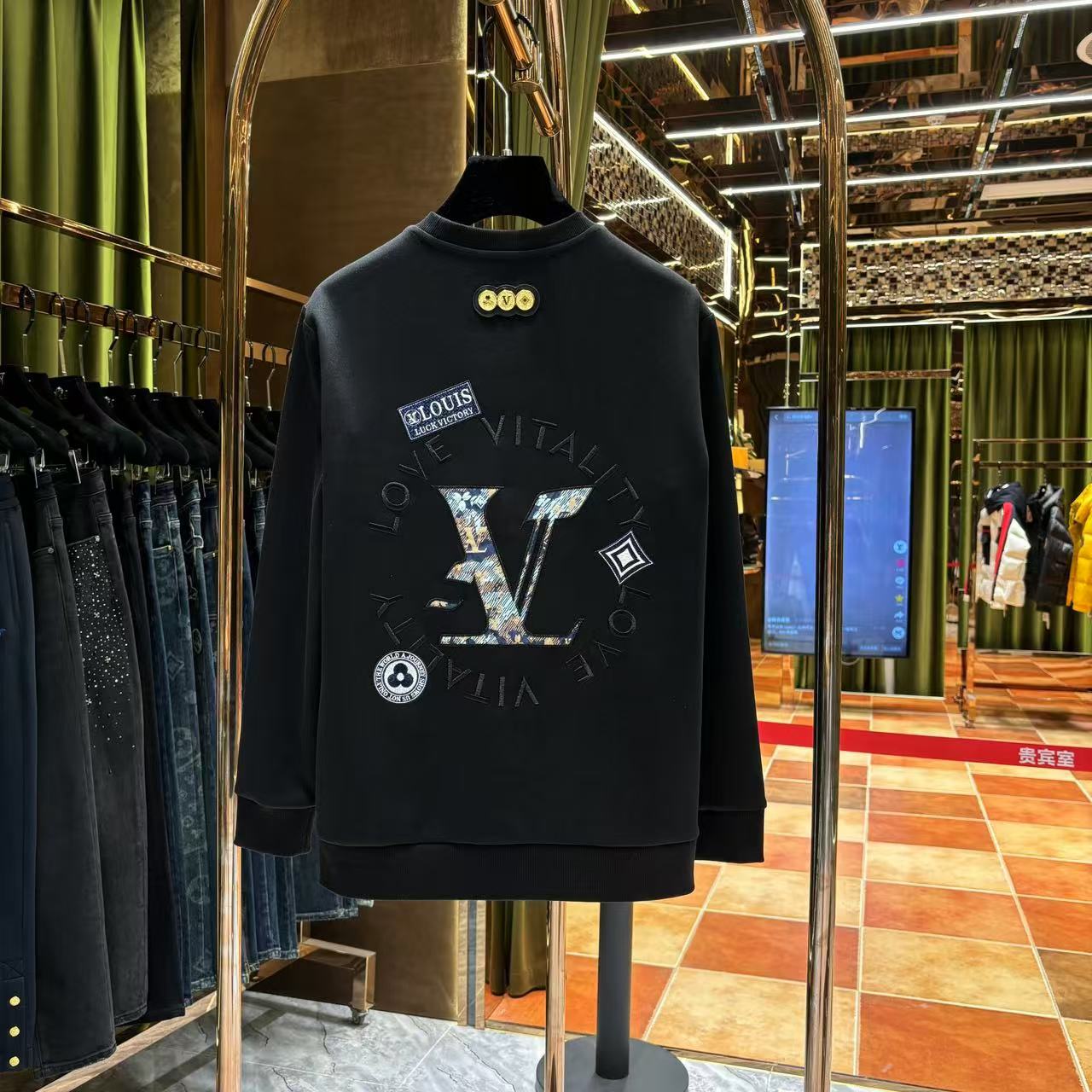 帅【新款卫衣】2025春季高级感时尚百搭刺绣卫衣88855