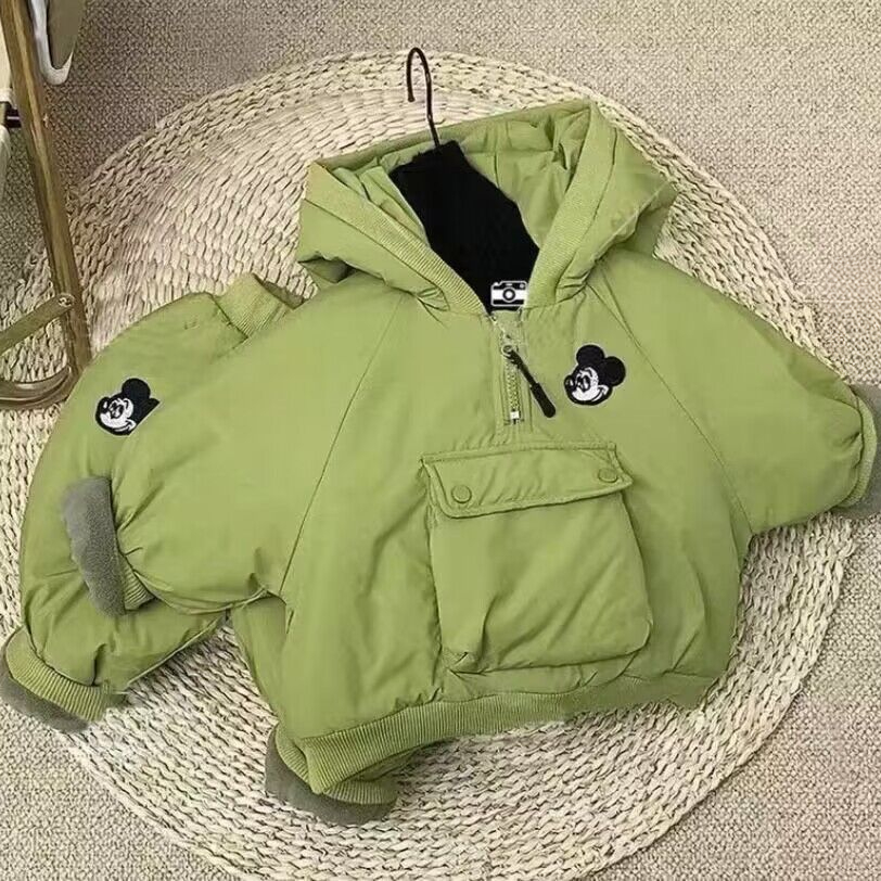 【小扬哥推荐】儿童套装冬款男童加绒加厚衣服2023新款女宝宝韩版