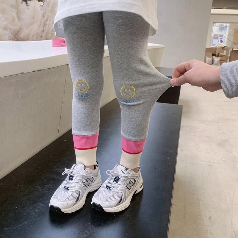 【双12活动】2023春秋新款儿童洋气修身打底裤女童时尚运动裤宝宝